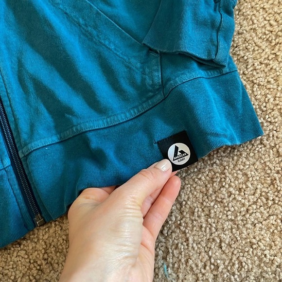 American giant full zip women’s hoodie sweater  boat yard blue medium - Picture 4 of 5